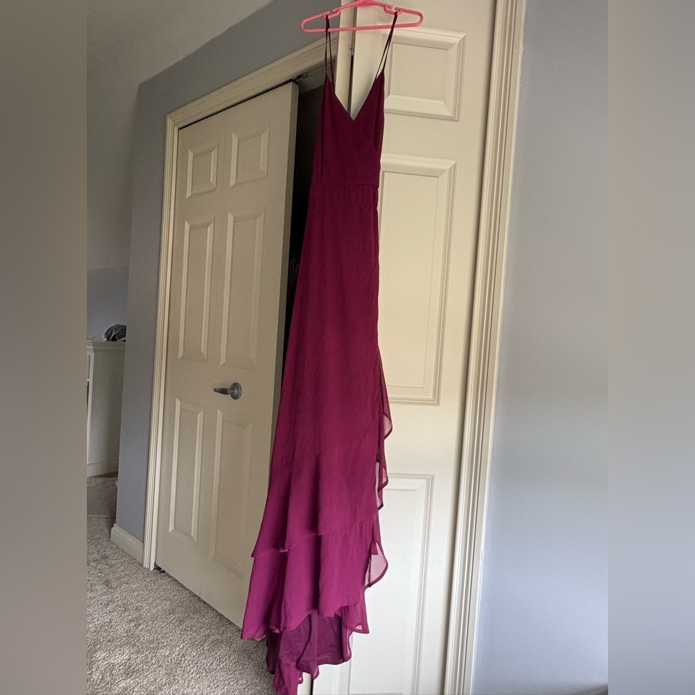 Elegant Purple Evening Gown